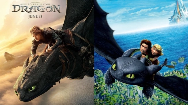 Perbedaan Film How to Train Your Dragon Versi Live Action dan Animasi