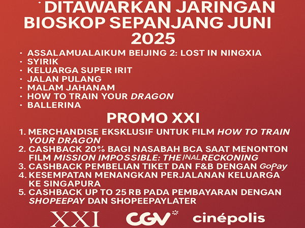 Promo Tiket Bioskop Juni