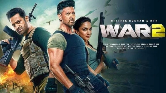 Gemerlap War 2 Duel Epik Hrithik Roshan vs Jr. NTR Dimulai, Penonton Dibuat Terpukau
