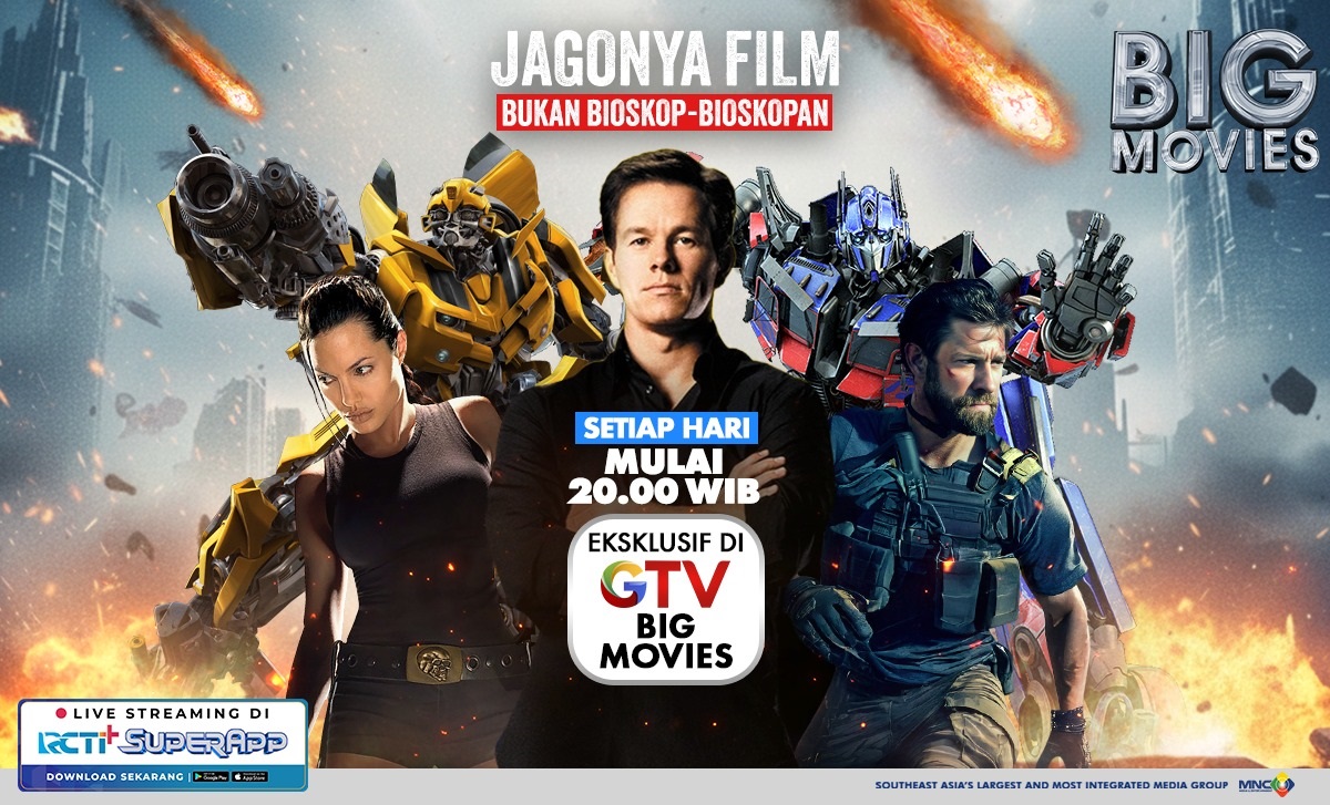 GTV Big Movies Menampilkan Film Top Dunia, Bisa Disaksikan di Layar Kaca
